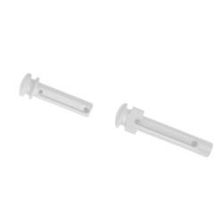 Extended Takedown and Pivot Pins - Cerakote Bright White